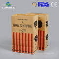 Eco-friendly Disposable custom paper lunch bags with logo for fast food salad chicken snacks